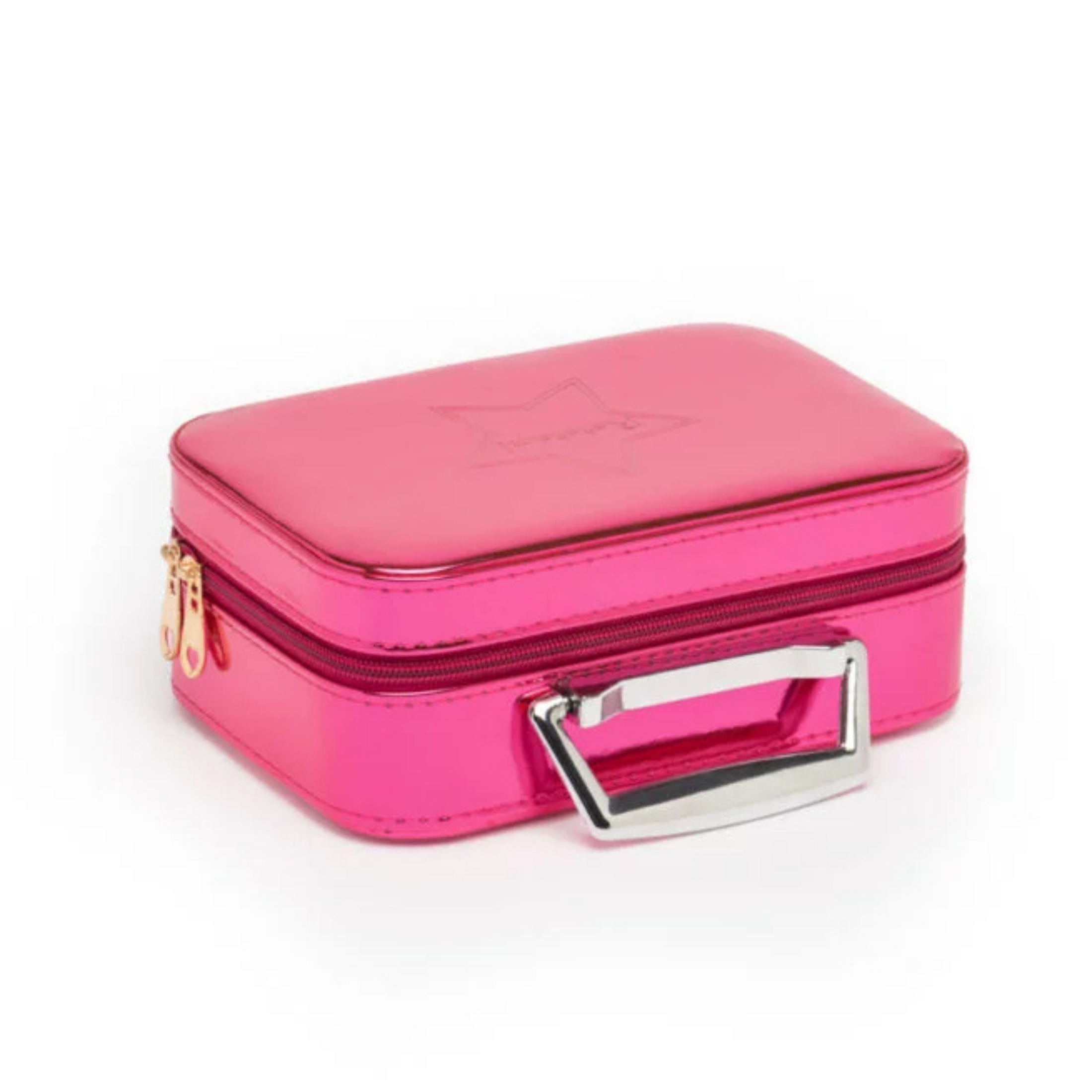 Girls pink makeup case