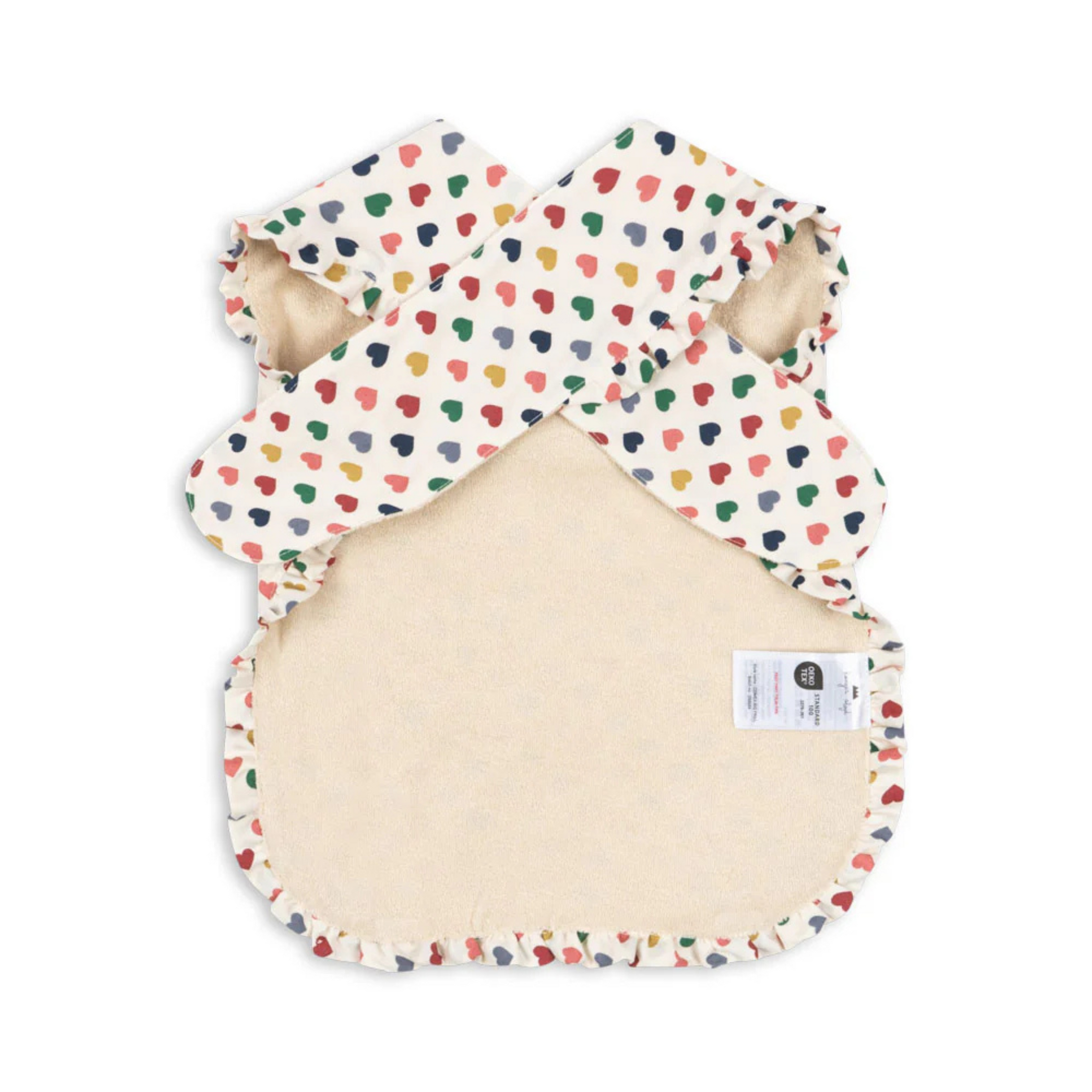 Baby apron-bib Coeur Colore