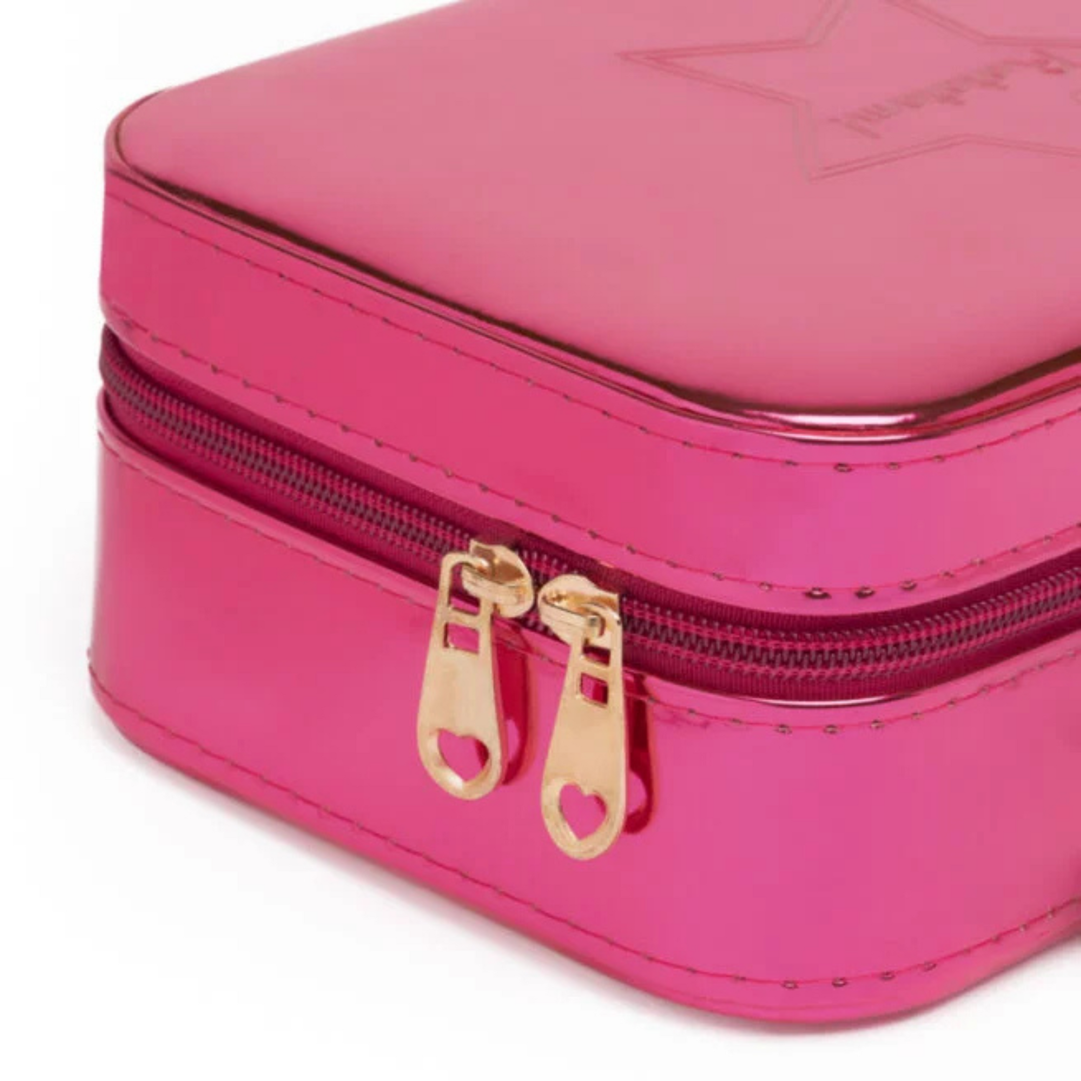 Girls pink makeup case