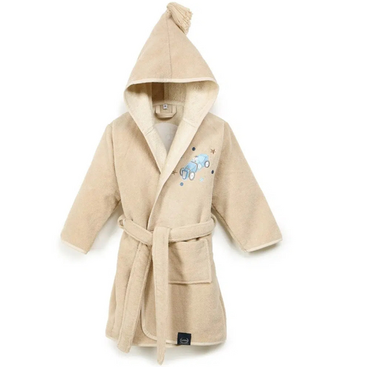 Children's bamboo bathrobe Sand On the Road