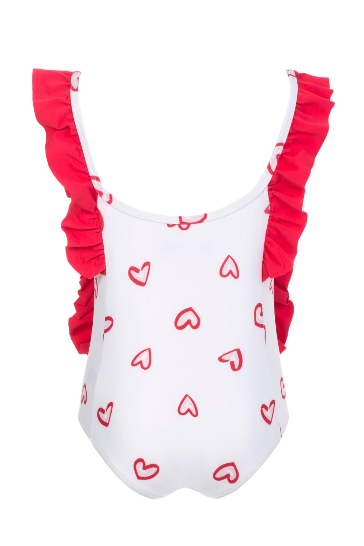 Girls One-Piece Swimsuit Hearts Fairy