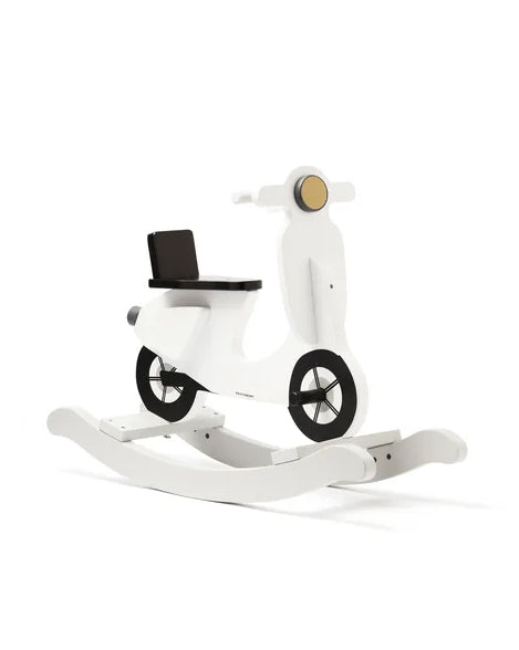 Kids wooden rocking toy Scooter (Vespa) white