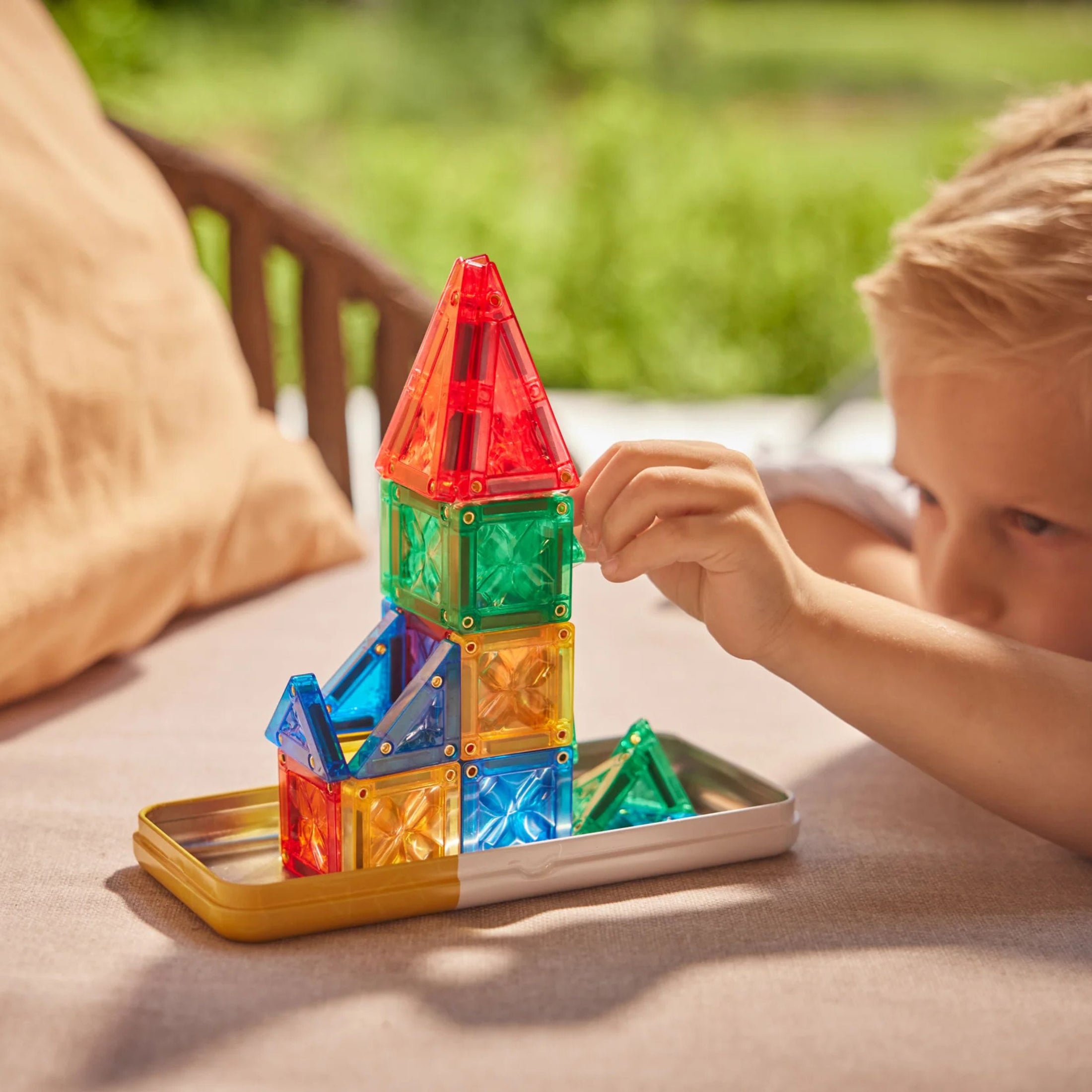 Μαγνητικό παιχνίδι Mini Tiles Intense 28 τεμάχια Cleverclixx