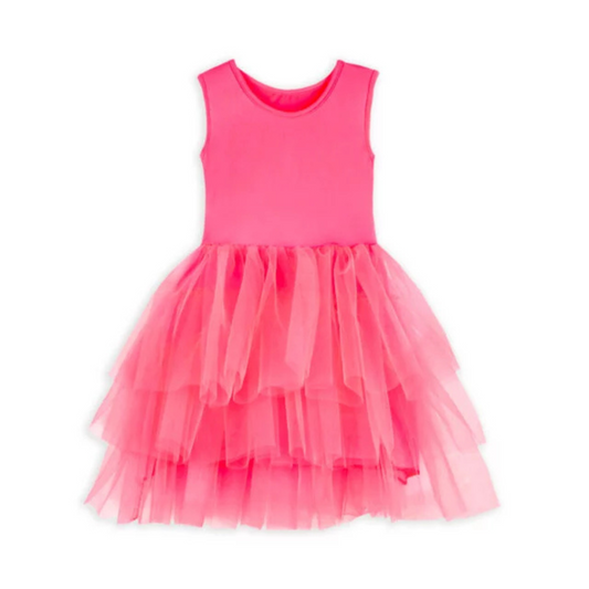 Girlsfuchsia tutu dress 6/8 years old