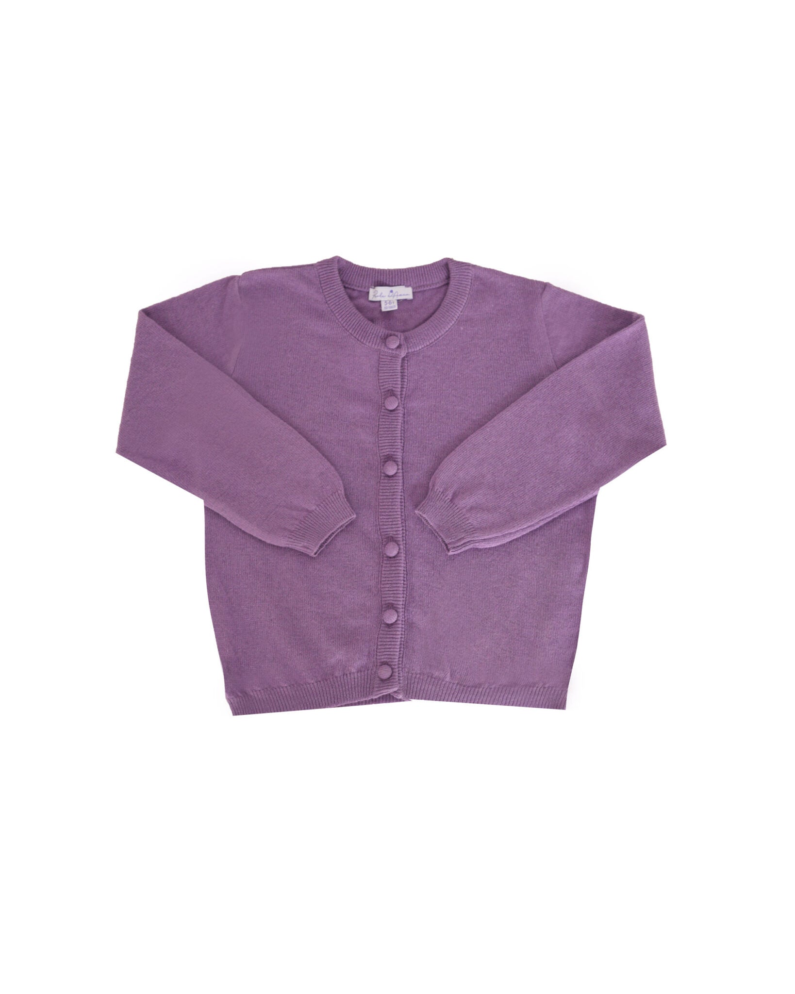 Children's wool cardigan Purple