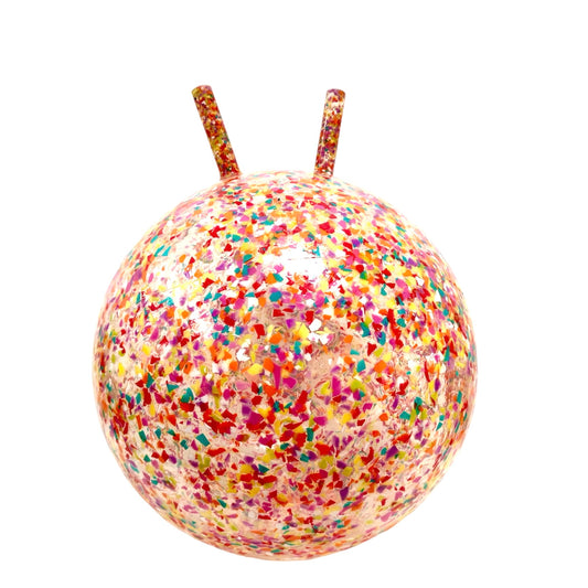 Kids hop hop confetti bounce ball