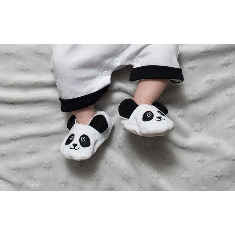 Baby Panda plush slippers from 0 to 6 months