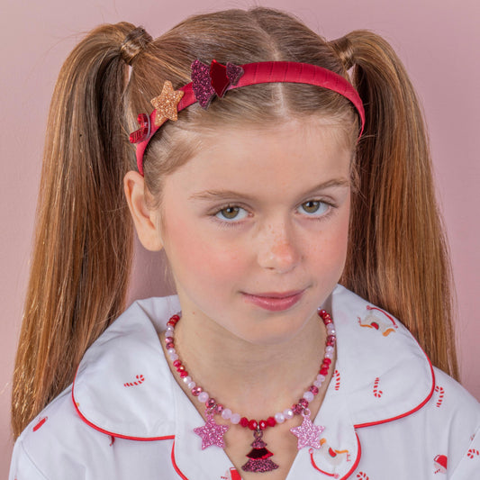 Παιδική στέκα μαλλιών Christmas Perle D'azur - Mini cools