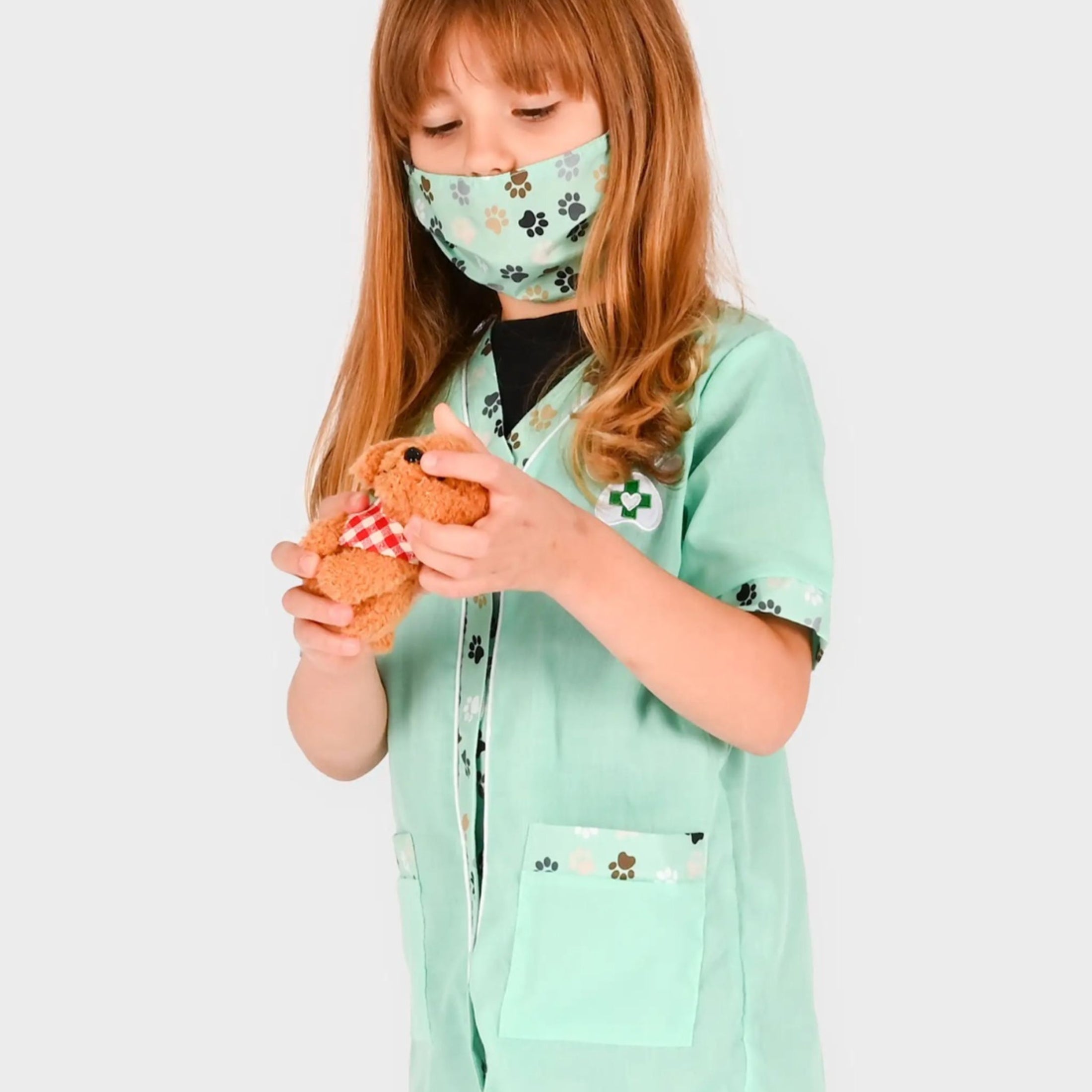 Παιδική αποκριάτικη στολή Κτηνιάτρου με μάσκα Den Goda Fen