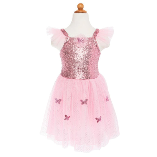 Παιδική αποκριάτικη στολή Πεταλούδα με ροζ φτερά Great Pretenders