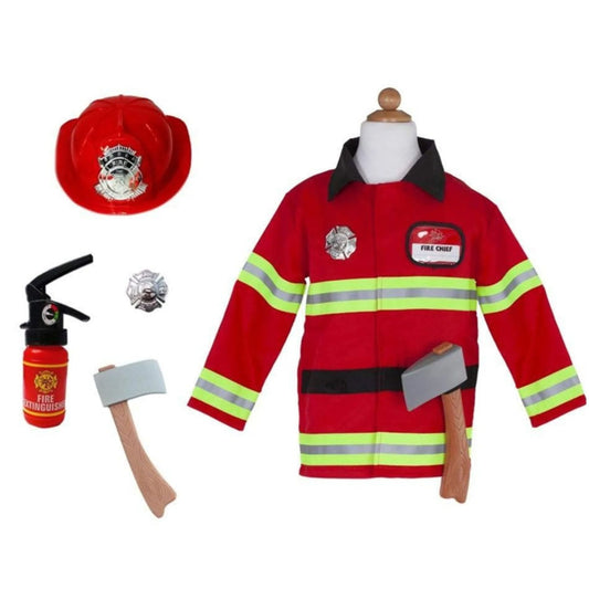 Παιδική αποκριάτικη στολή Πυροσβέστης με αξεσουάρ Great Pretenders