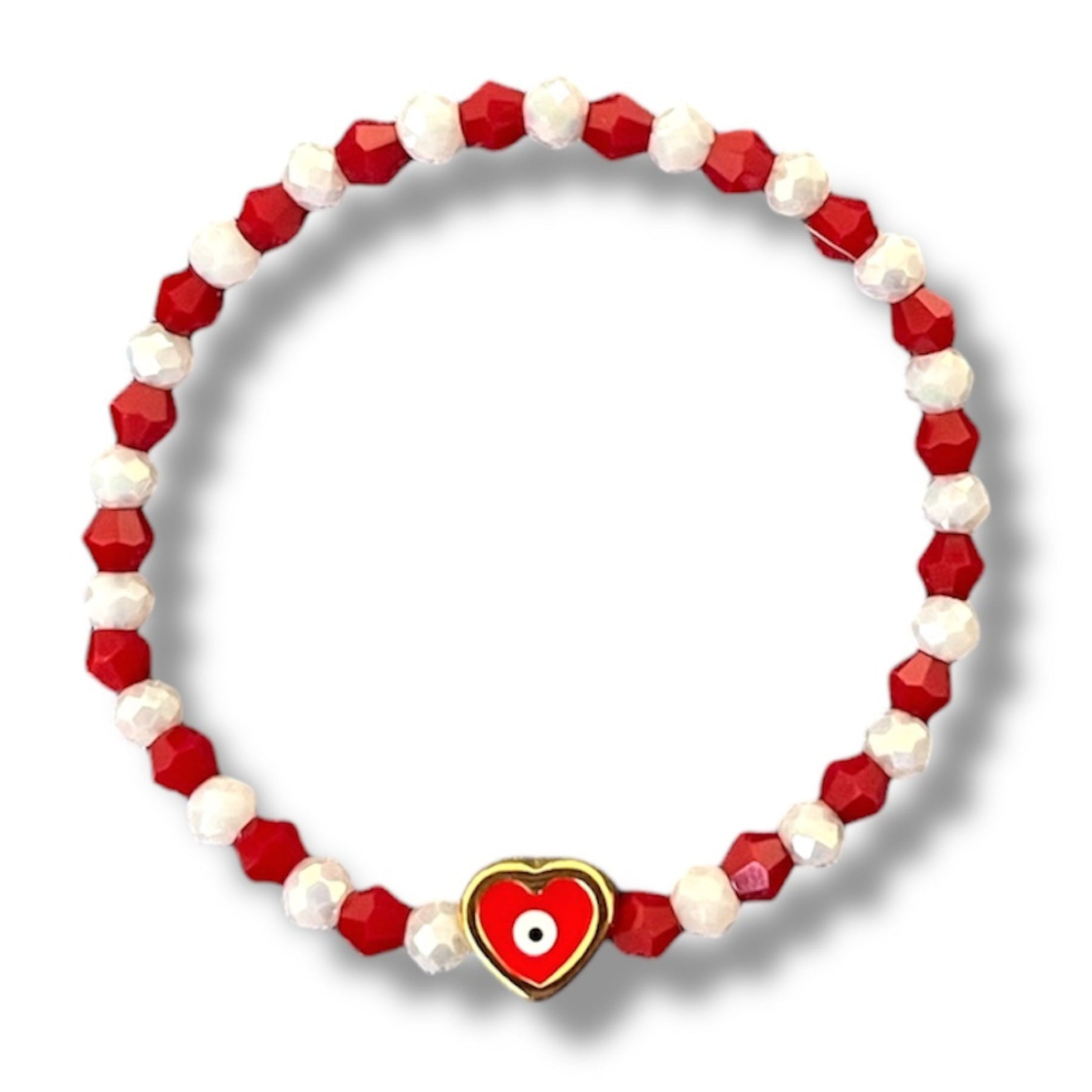 Παιδικό βραχιόλι μαρτάκι με κρύσταλλα Καρδούλα Jomalmi Kids