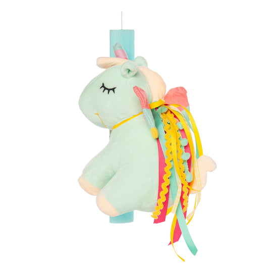 Παιδική πασχαλινή λαμπάδα μέντα με μονόκερο Jomalmi Kids