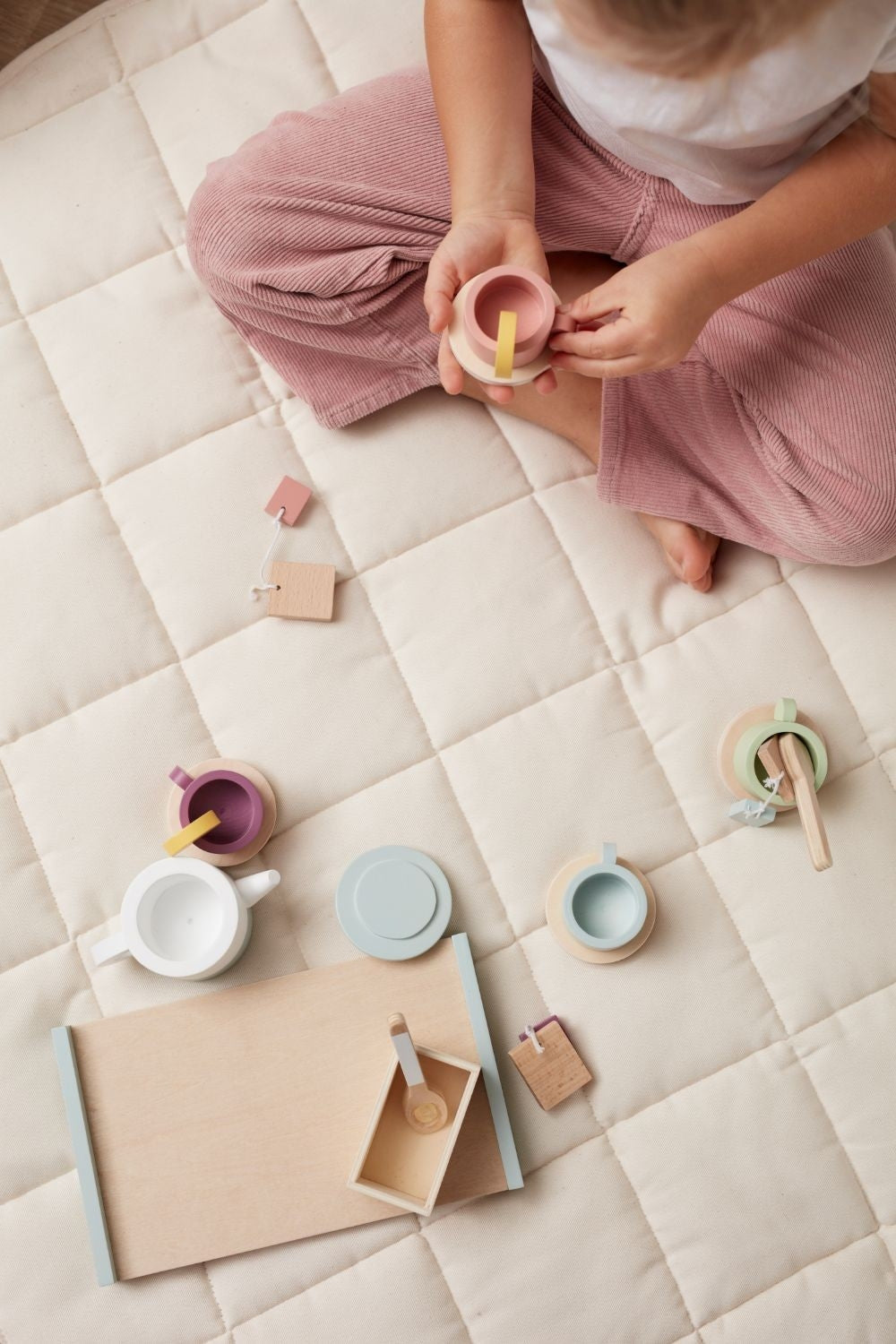 Children's wooden toy Bistrot Tea set