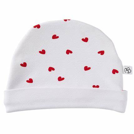 Baby hat Hearts