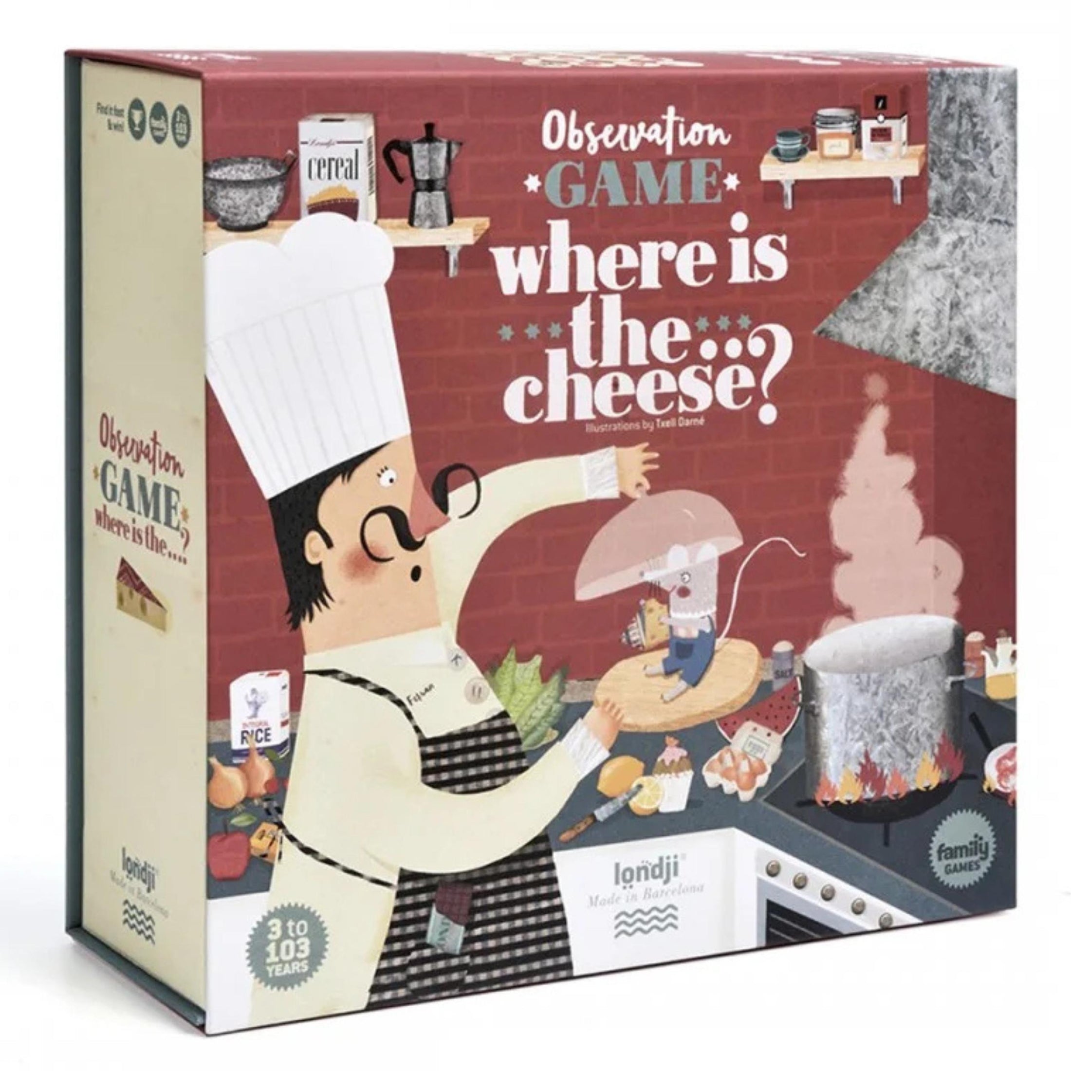 Παιδικό παιχνίδι παρατήρησης Πού είναι το τυρί LONDJI