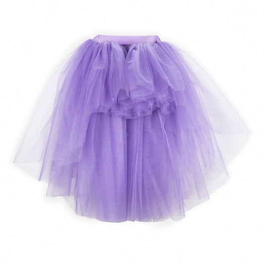 Children's rock tutu long skirt purple