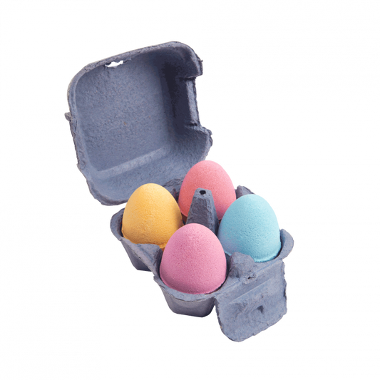 Set of 4 Bath bombs Eggs