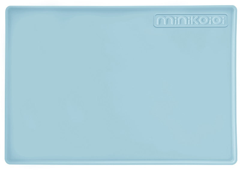 Silicone baby placemat Mineral Blue