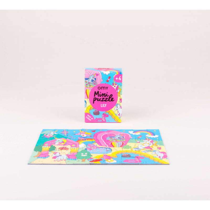 Children's mini puzzle 54 pieces Unicorn Lily