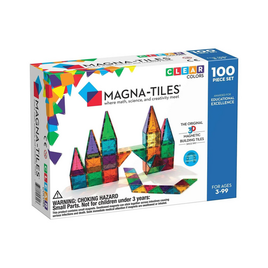 Magnetic toy Clear Colors 100 pieces set