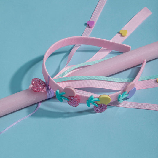 Παιδική πασχαλινή λαμπάδα στέκα Κεράσια Perle D'azur x Mini Cools