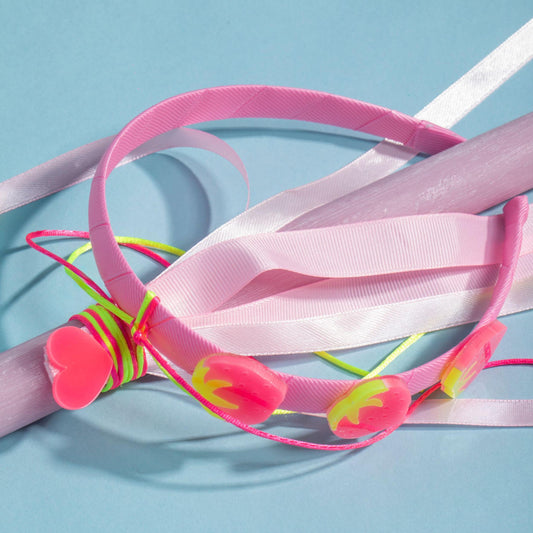 Παιδική πασχαλινή λαμπάδα στέκα Φράουλες Perle D'azur x Mini Cools