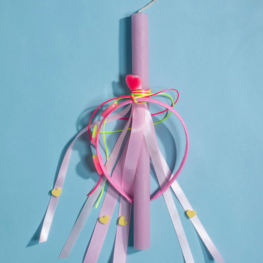 Παιδική πασχαλινή λαμπάδα στέκα Φράουλες Perle D'azur x Mini Cools