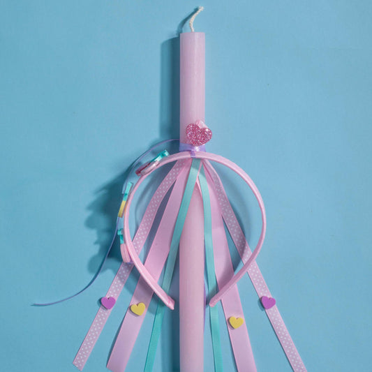 Παιδική πασχαλινή λαμπάδα στέκα Κεράσια Perle D'azur x Mini Cools