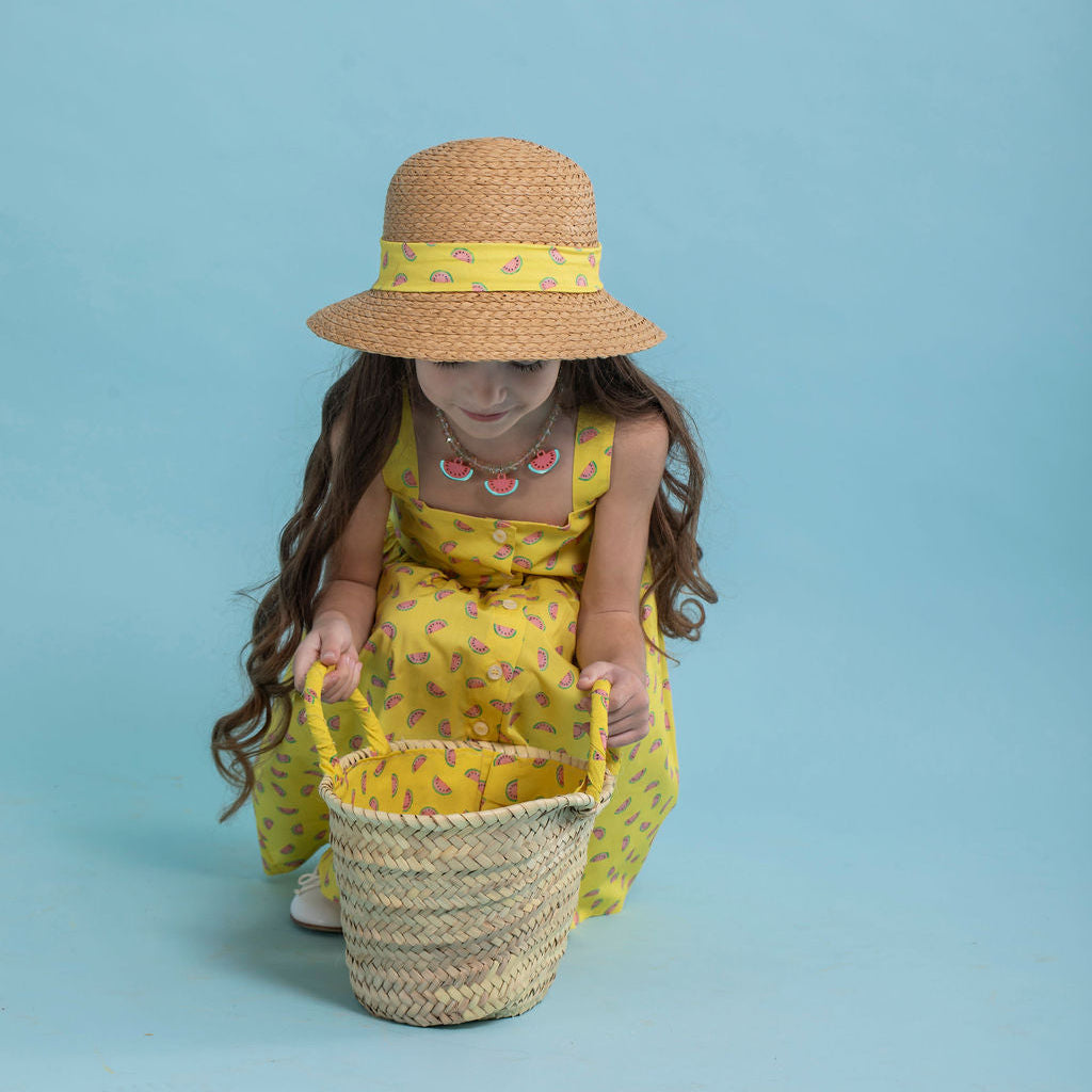 Παιδικό φόρεμα με τιράντα Καρπούζια Perle D'azur