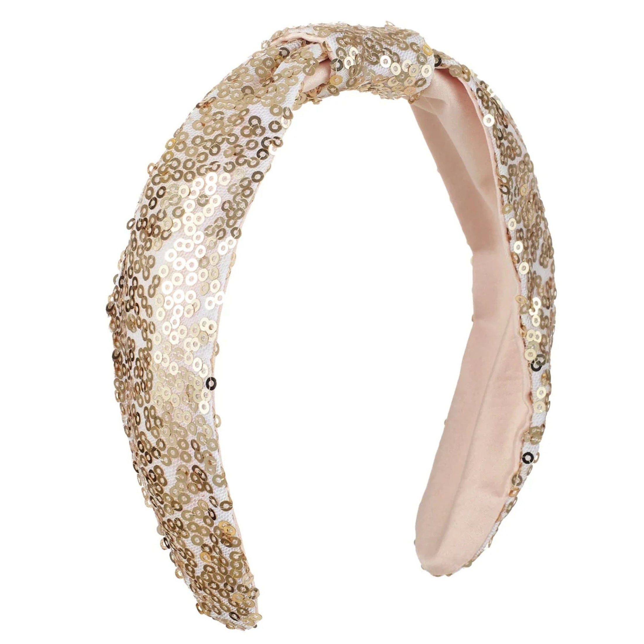 Παιδική στέκα μαλλιών Χρυσή με παγιέτες Rockahula