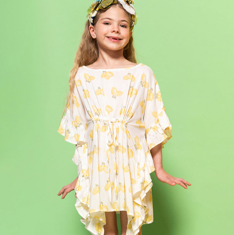 Girls Kaftan Lemons