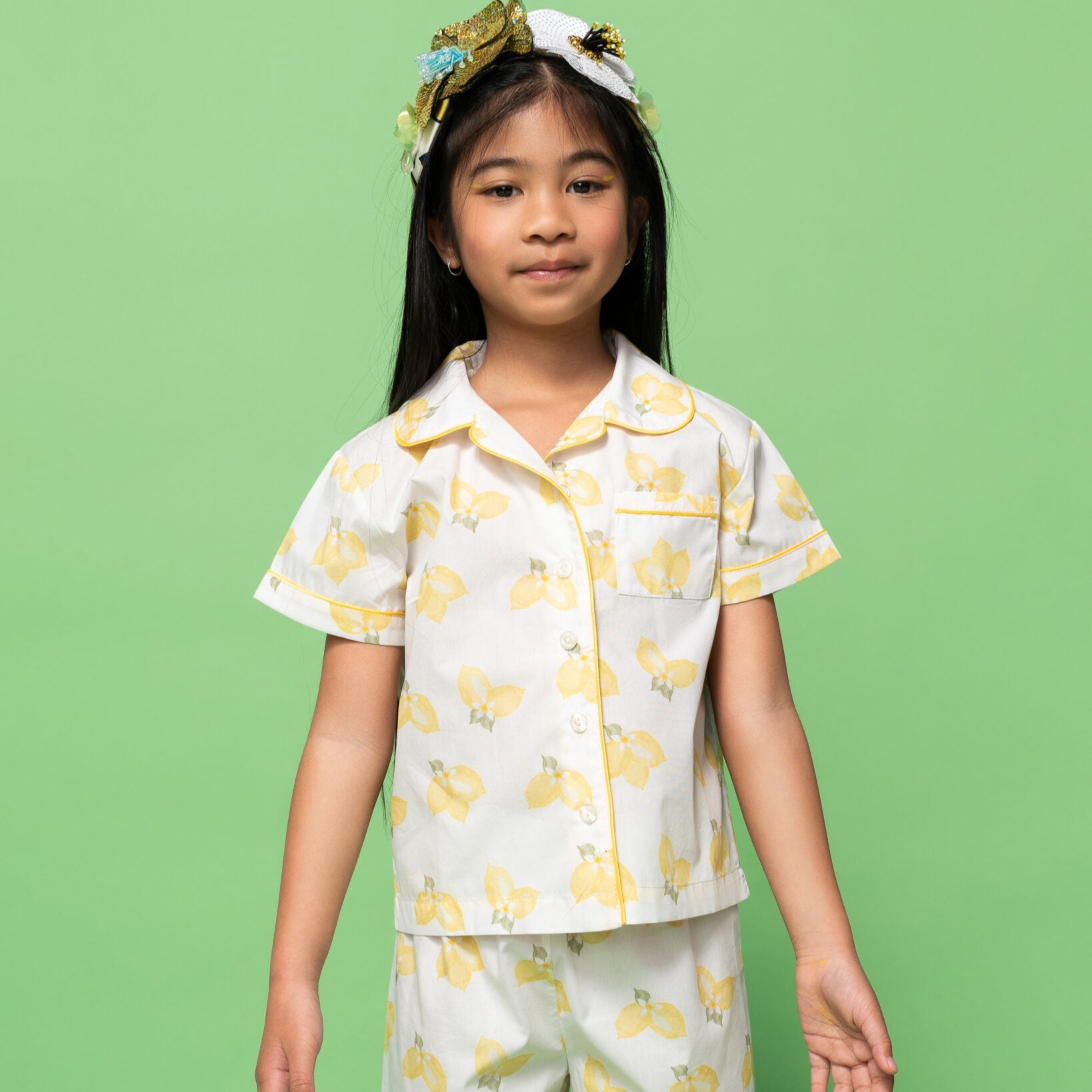 Girls Lemon Pajamas