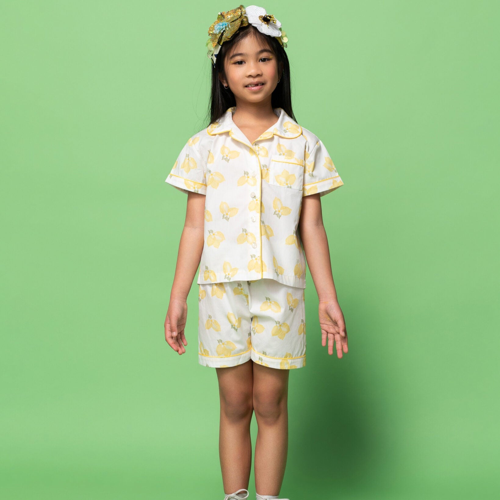 Girls Lemon Pajamas