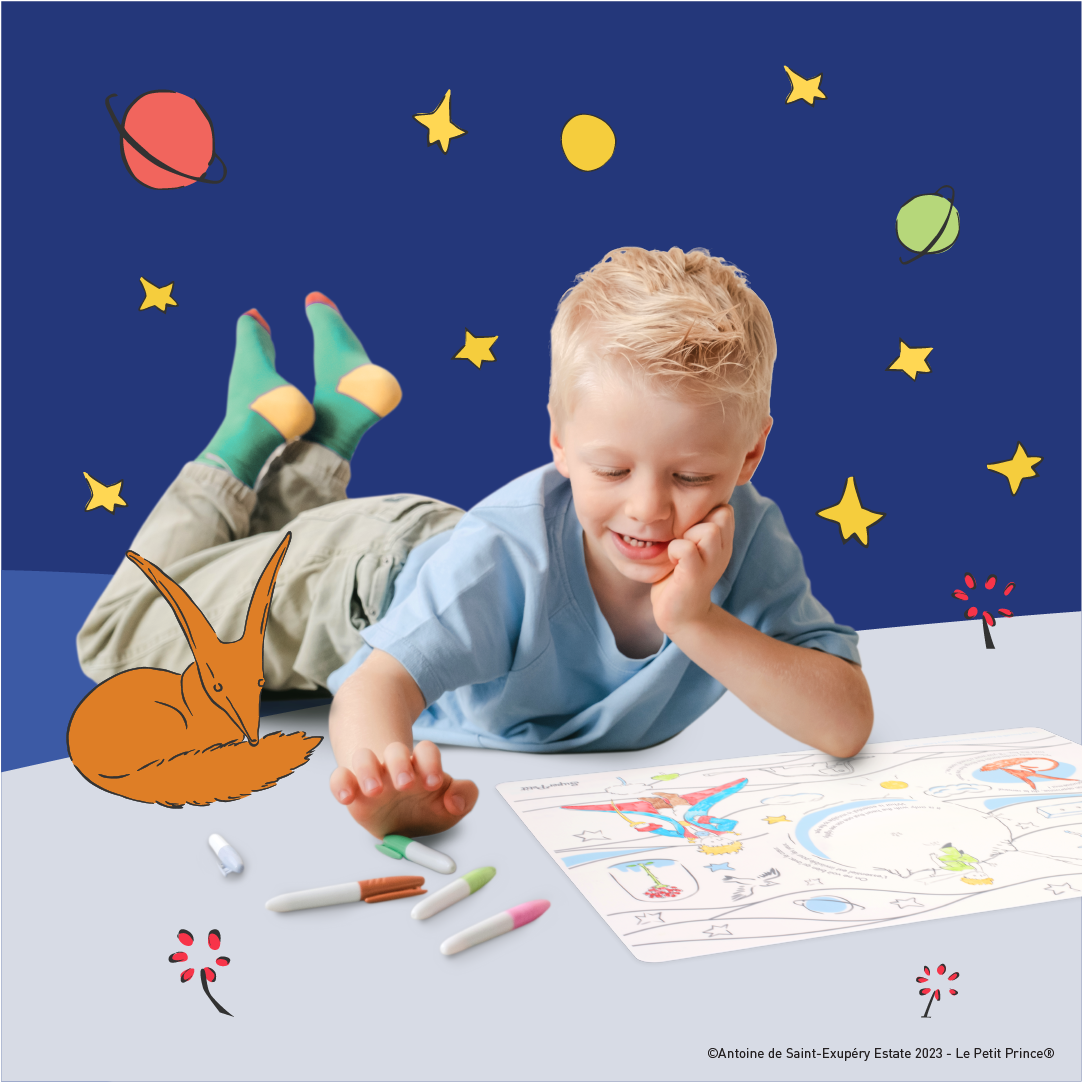 Children's silicone painting placemat The Little Prince