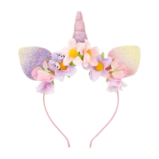 Παιδική αποκριάτικη στέκα μωβ Μονόκερος Souza