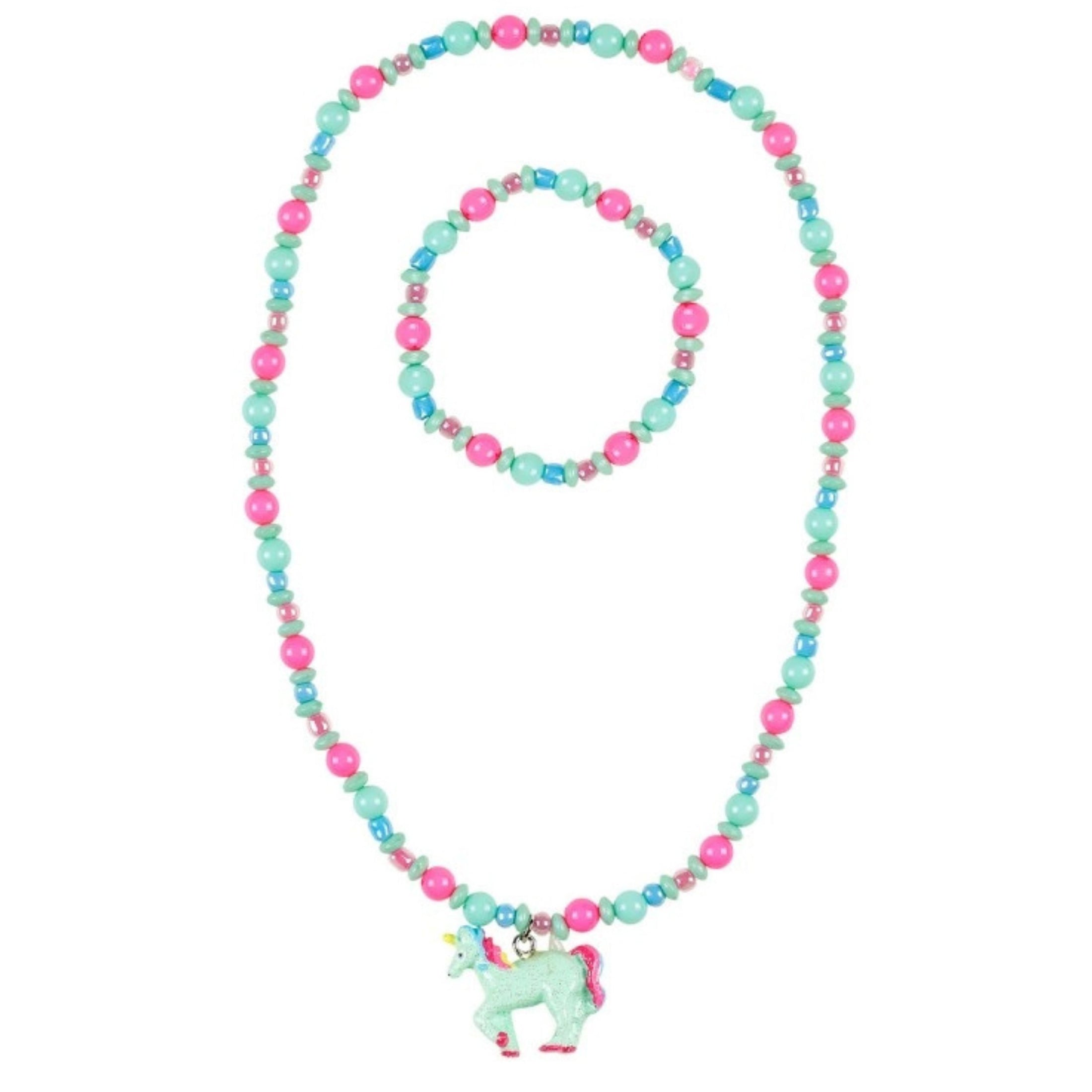 Παιδικό σετ κολιέ και βραχιόλι Μονόκερος Souza