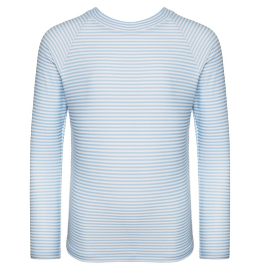 Boys rashguard with blue stripes