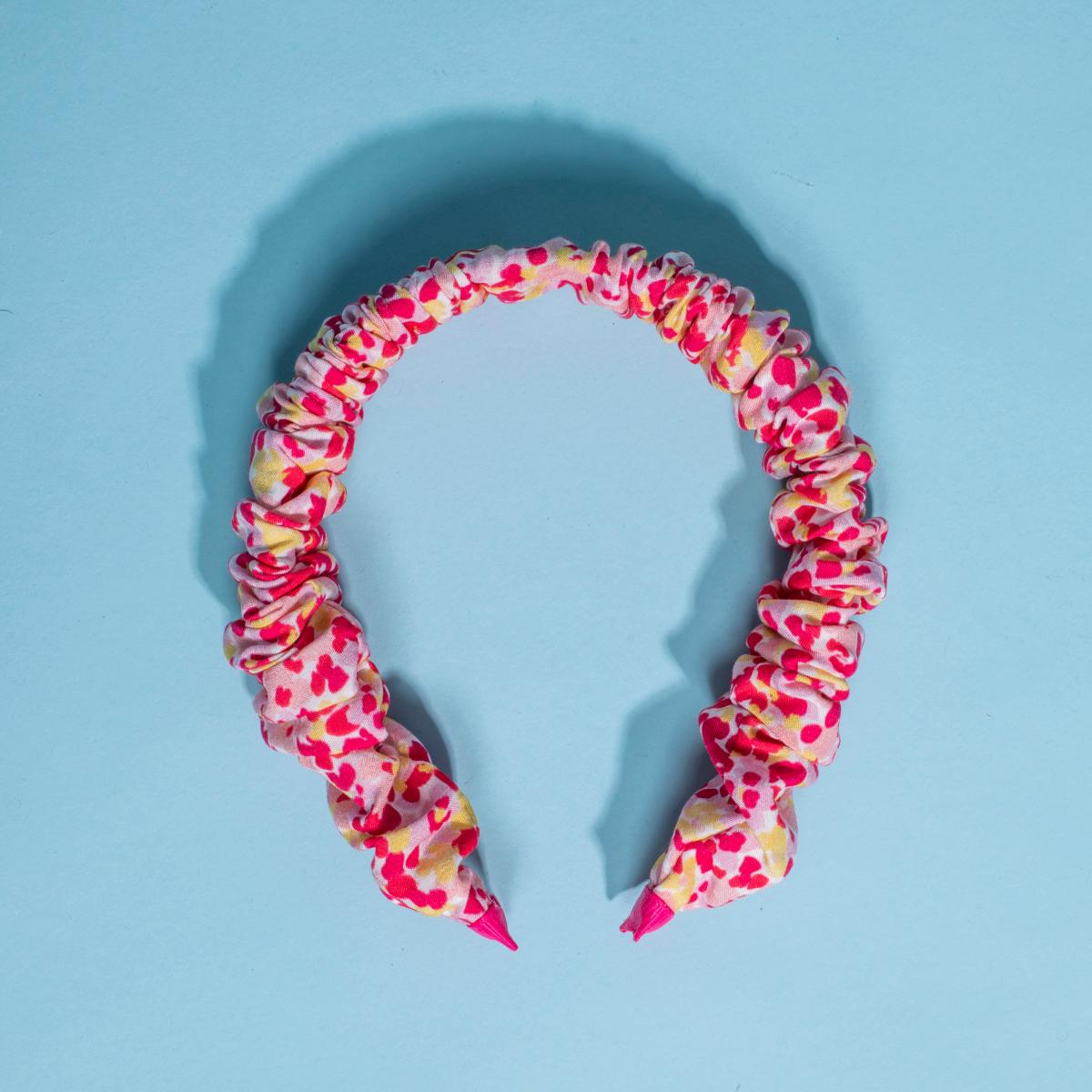 Παιδικό σετ ψάθινο καλάθι με πασχαλινή λαμπάδα Pink Floral Perle D'azur X Jomalmi Kids