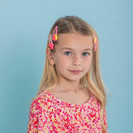 Παιδικό καφτάνι pink floral Perle D'azur