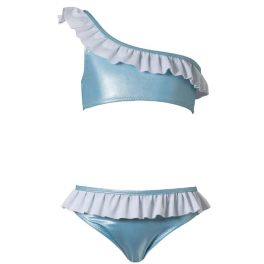 Παιδικό Μαγιό με έναν ώμο Satinato Blue