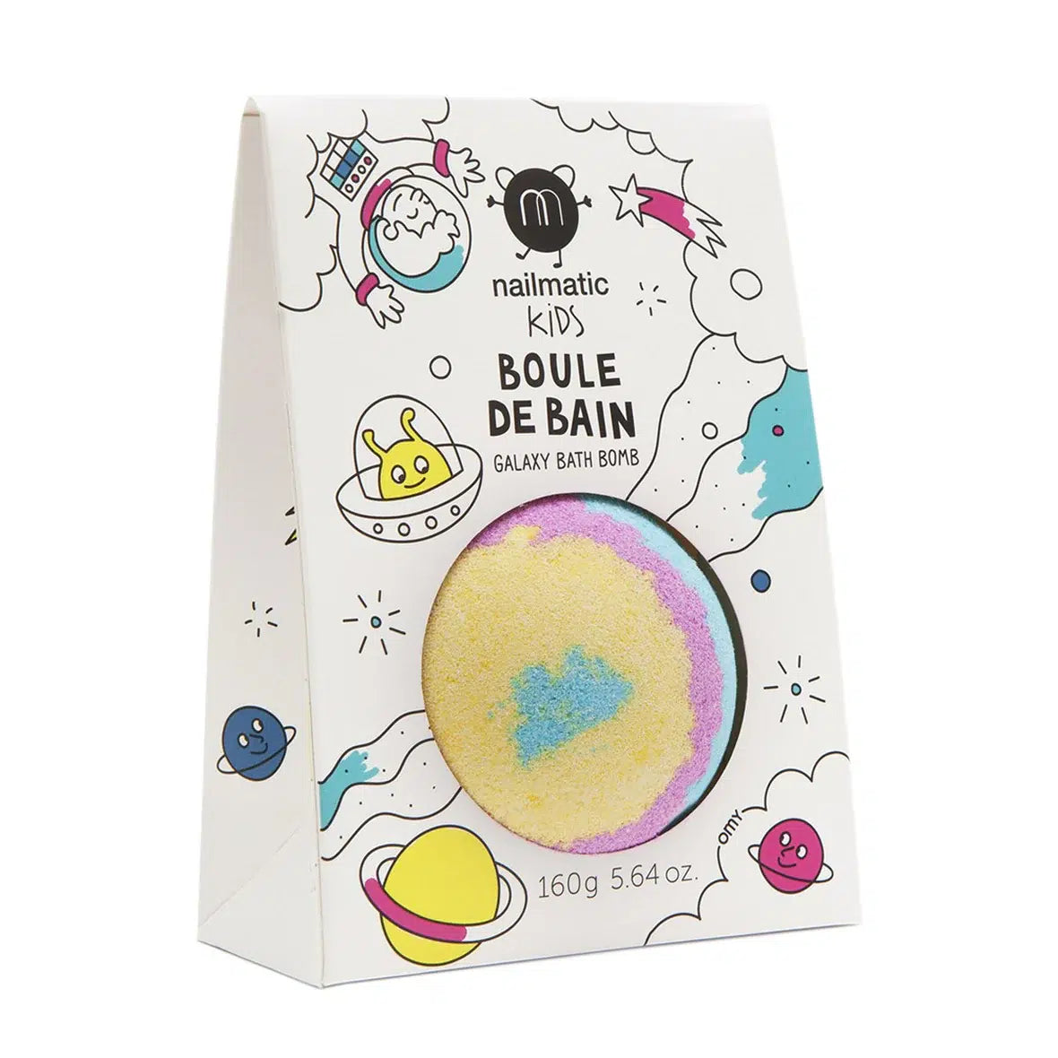 Bath bomb Galaxy (pink-yellow-light blue)