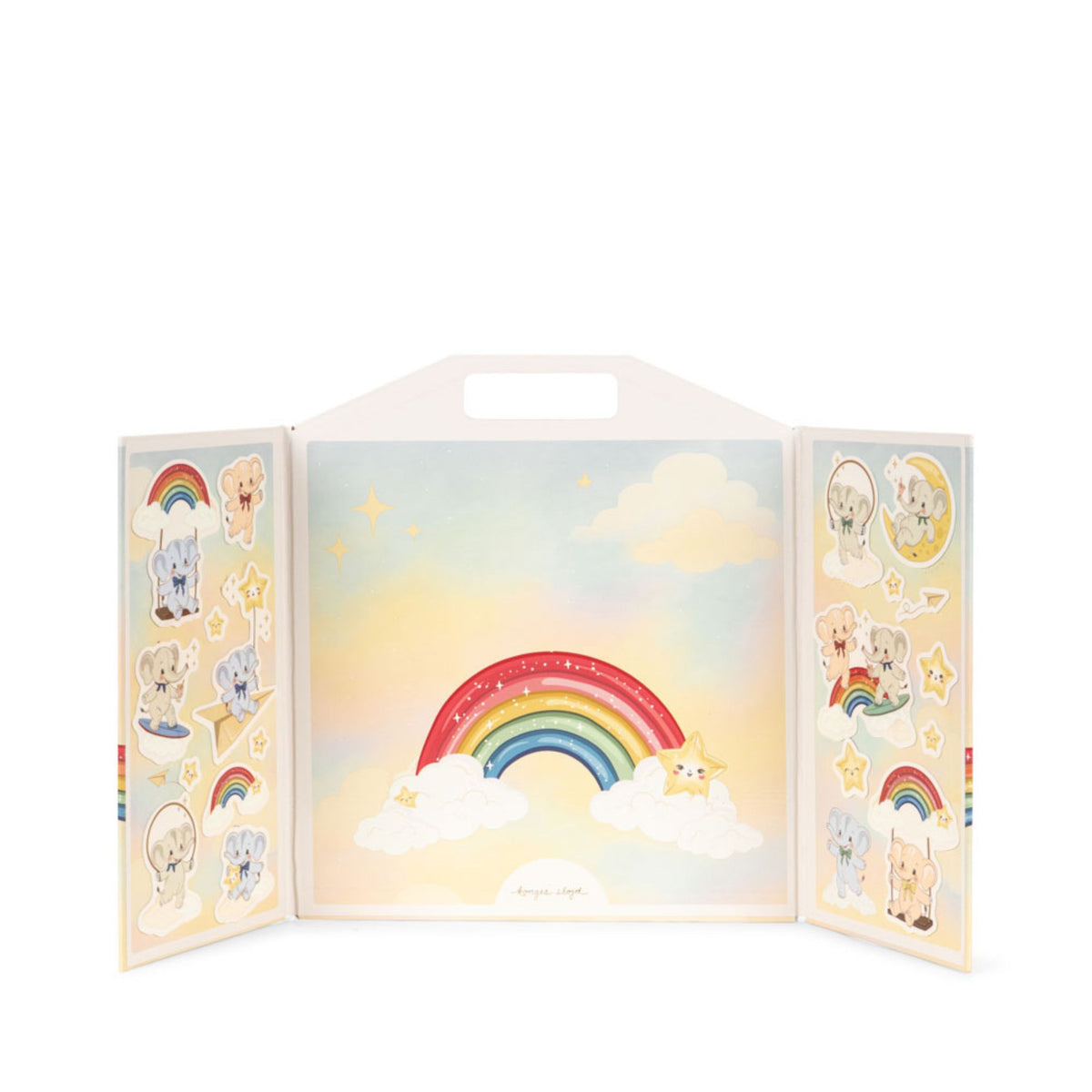 Παιδικό βιβλίο με αυτοκόλλητα My Sticker World FSC Konges Slojd