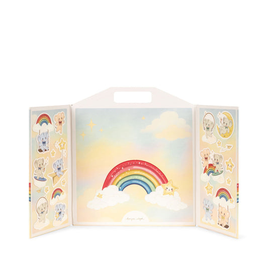Παιδικό βιβλίο με αυτοκόλλητα My Sticker World FSC Konges Slojd