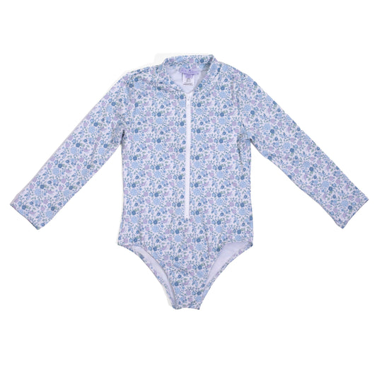 Παιδικό μαγιό μακρυμάνικο blue floral Perle D'azur