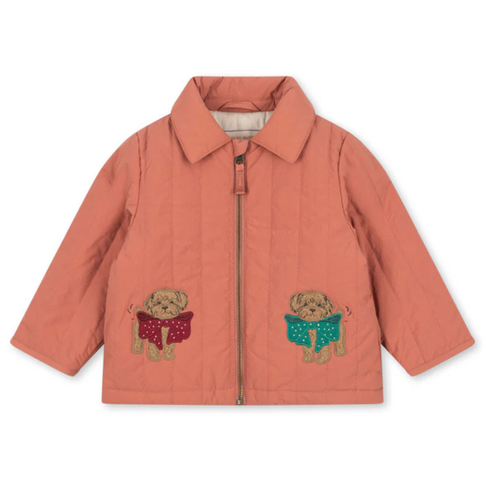 Παιδικό μπουφάν bomber canyon rose Σκυλάκια Konges Slojd