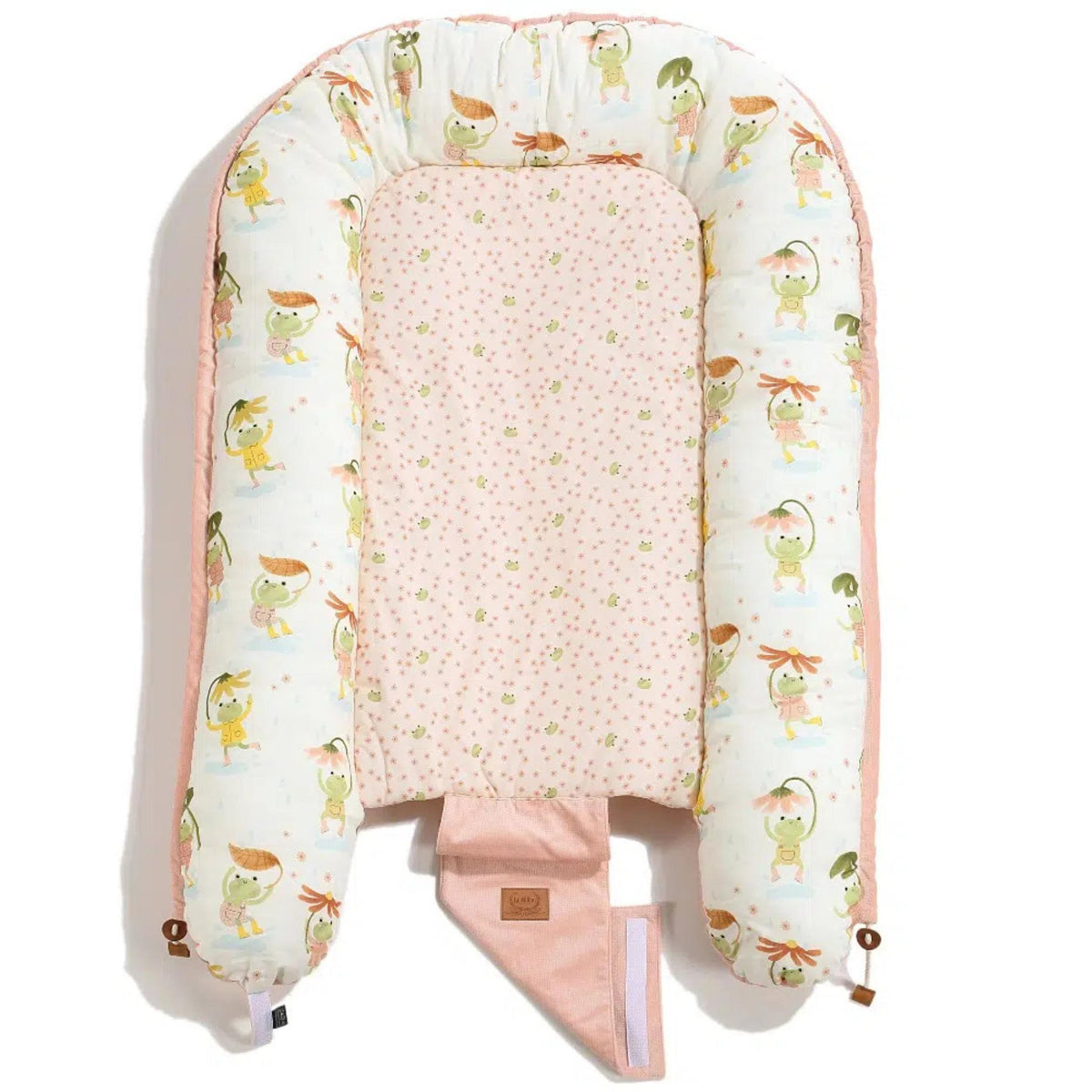 Βρεφική φωλιά  Frogs Powder Pink (New Version) La Millou