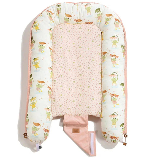 Βρεφική φωλιά  Frogs Powder Pink (New Version) La Millou