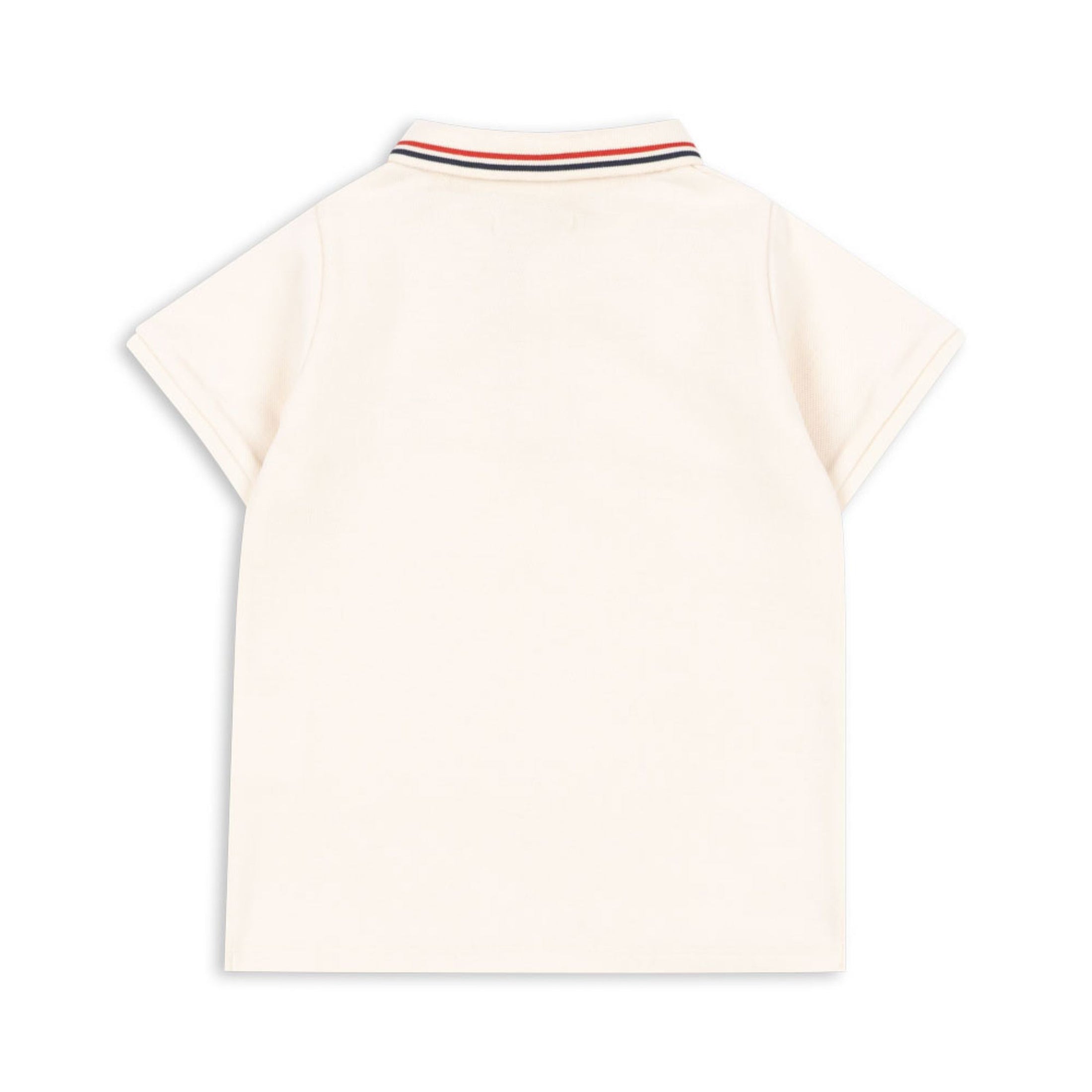 Βρεφική μπλούζα polo μπεζ με σχέδιο λεμόνι Konges Slojd