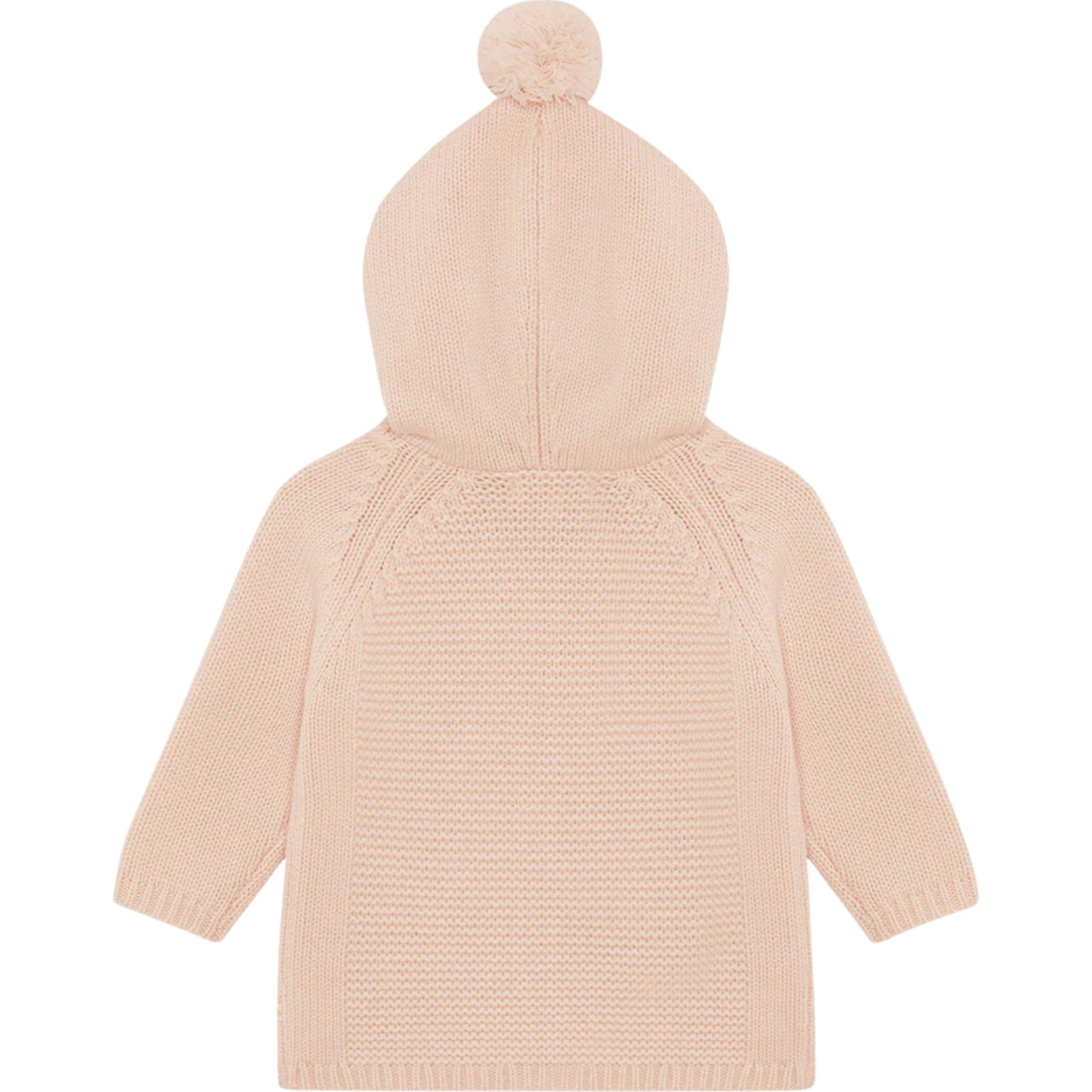 Βρεφική πλεκτή ζακέτα Bo Cable Knit Pink Marie-Chantal